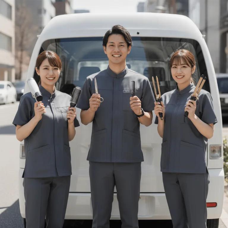 高級美容室 のチーム: 取手